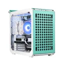 Case Cooler Master Qube 500 Flatpack Macaron Edition (ATX/Mid tower/màu xanh/lắp ghép)