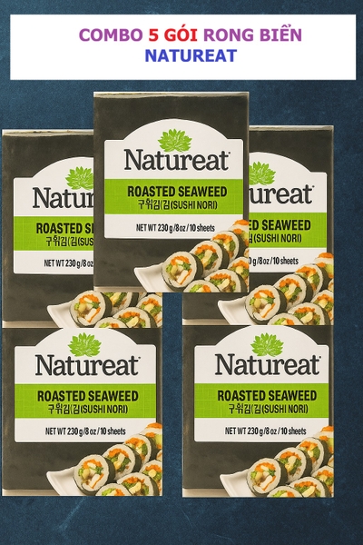 COMBO 5 GÓI RONG BIỂN NATUREAT