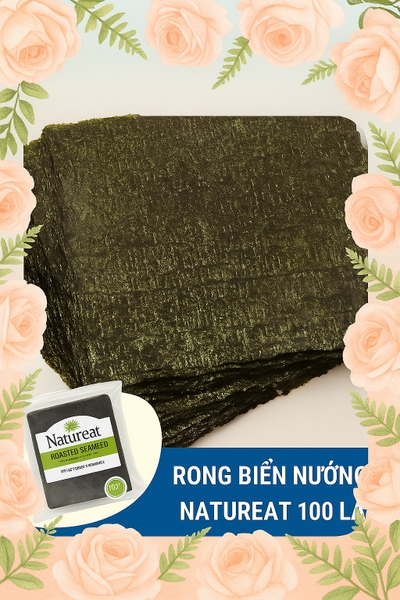 Rong biển cuộn cơm 100 lá Cao Cấp Natureat - CJ Foods