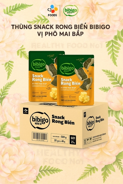 Snack Rong biển ăn liền Hàn Quốc Bibigo đủ vị
