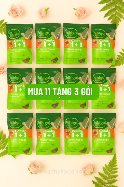 Combo snack rong biển 11 gói tặng 3 gói bất kỳ( vị truyền thống, vị phô mai bắp, vi bắp mật ong)