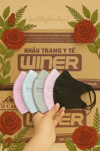 KHẨU TRANG WINER 5D MASK CHO NGƯỜI LỚN