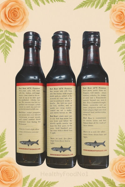 Combo 3 chai Red Boat 40N  250ml, tặng 1H  khẩu trang tế Winner( màu ngẫu nhiên: trắng, xanh, xám)