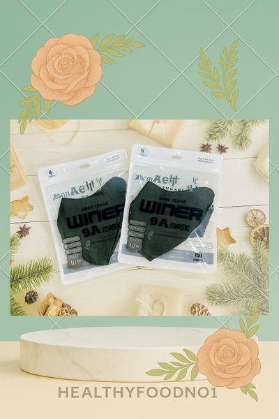 Combo 100 Cái Khẩu trang 9A WINER TÚI ZIP