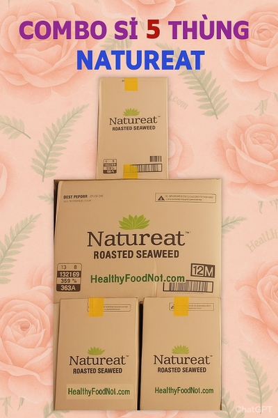 COMBO SỈ 5 THÙNG RONG BIỂN NATUREAT