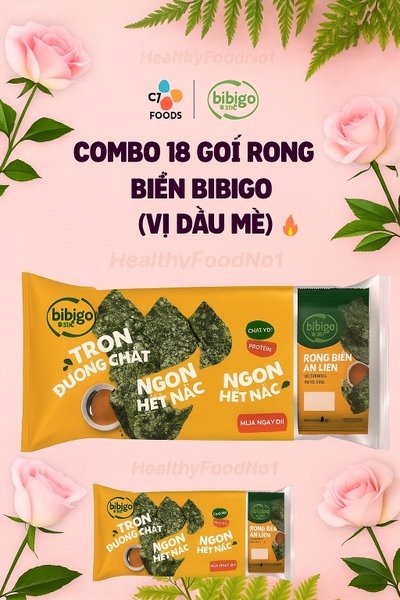 combo 18 GÓI rong biển Bibigo