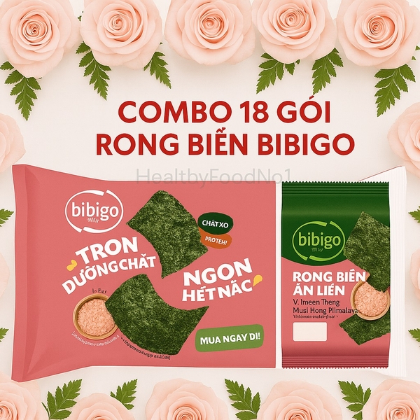 combo 18 GÓI rong biển Bibigo