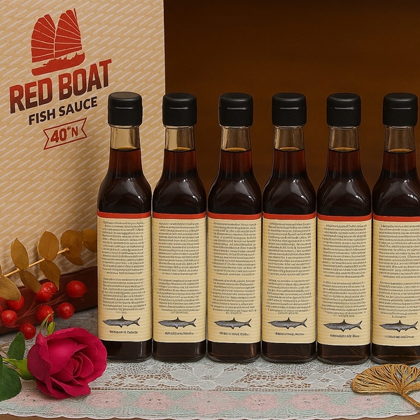 Combo 6 chai Nước mắm Red Boat 40N dung tích 250ml