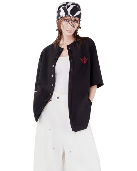 [ BLACK ] BEETLE BUTTON-UP TEE