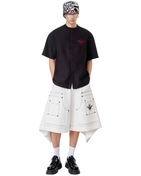 [ WHITE ] BEETLE WINGS JORTS