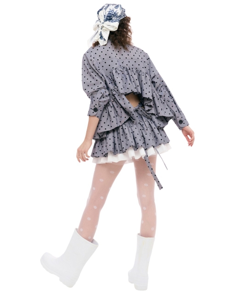 [ GREY ] LADYBUG SHIRT