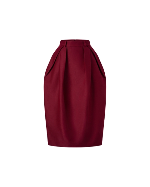 [ RED ] BUD LAYER SKIRT