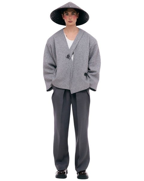 WAFFLE KIMONO BLAZER