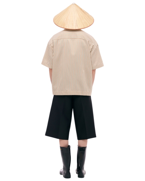 [ BROWN BEIGE ] "CÚC ĐEN" SHIRT