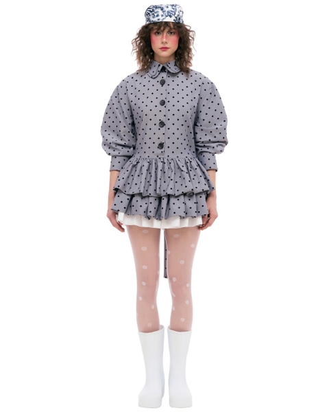 [ GREY ] LADYBUG SHIRT