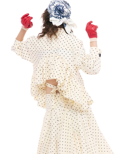 [ CREAM ] LADYBUG SHIRT