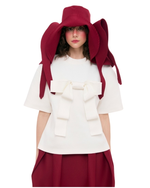 BOXY BOW TEE