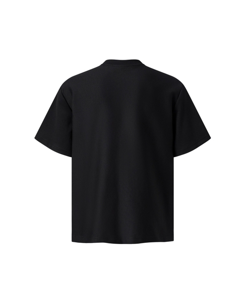 [ BLACK ] BEETLE BUTTON-UP TEE