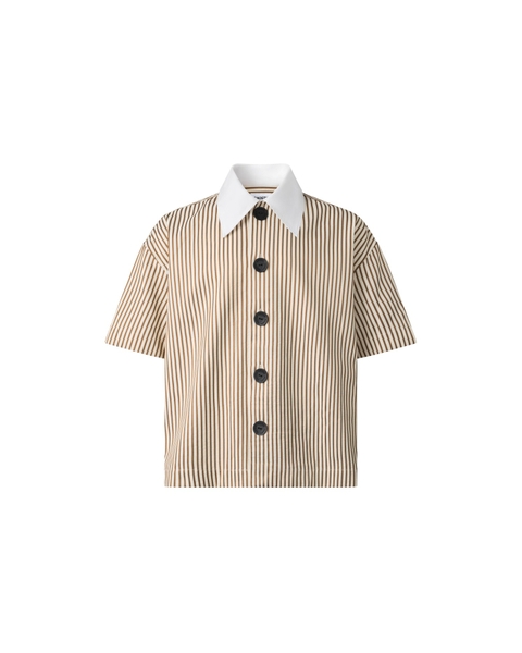 [ BROWN BEIGE ] "CÚC ĐEN" SHIRT