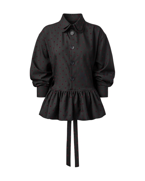 [ BLACK ] LADYBUG SHIRT