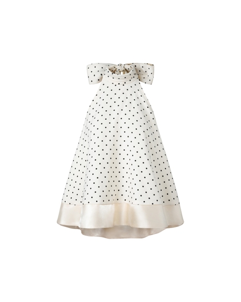 [ CREAM ] BOW-TIE HALTER TOP