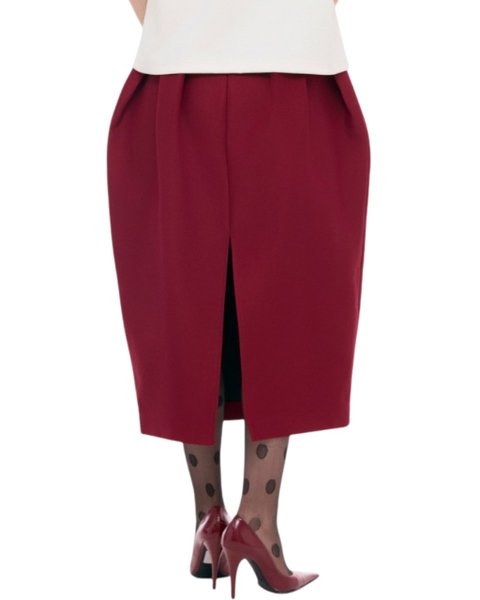 [ RED ] BUD LAYER SKIRT