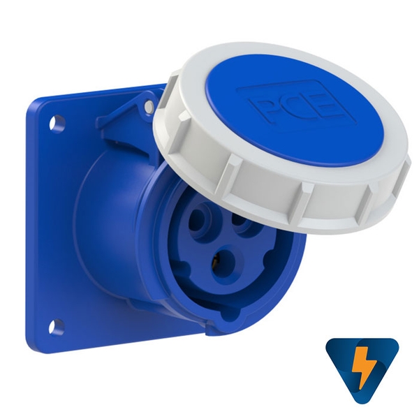 Ổ cắm PCE 3P 16A F3132-6 | Phích cắm PCE 3P 16A F0132-6 IP67