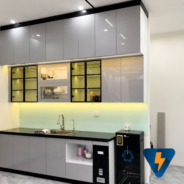 Mẫu tủ bếp nhựa cao cấp phường 15 An Hội Đông Gò Vấp, Hồ Chí Minh