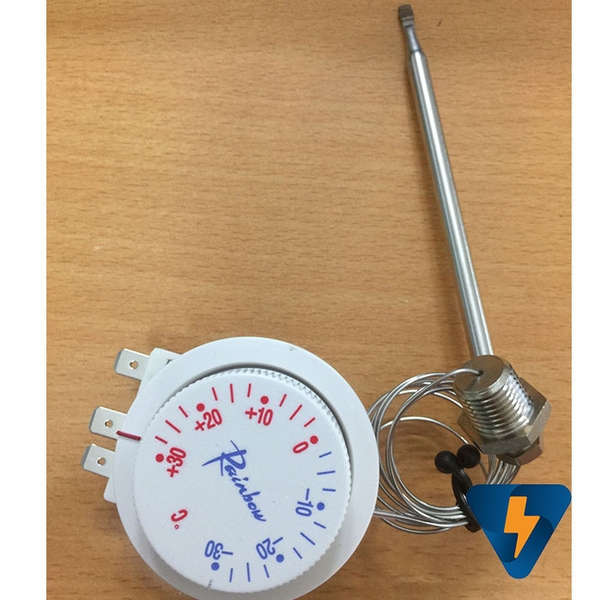 Công tắc điều khiển nhiệt độ máy lạnh, tủ lạnh, tủ làm mát, tủ bảo quản -30 đến + 30 độ