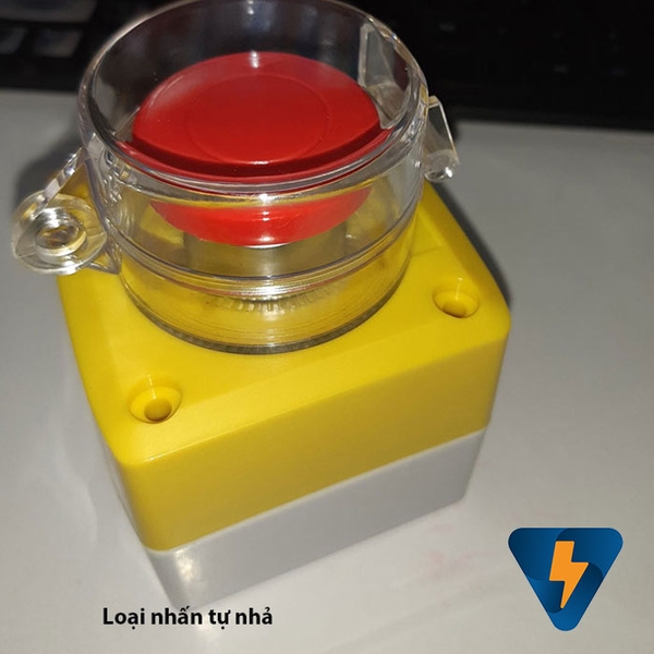 Hộp nút nhấn khẩn cấp có nắp che