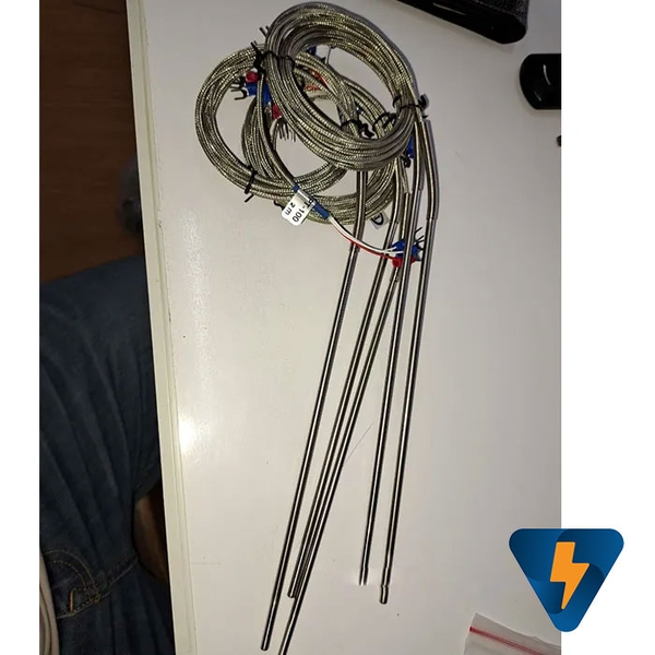Dây nhiệt PT100 phi 4 dài 200mm RTD phi 4