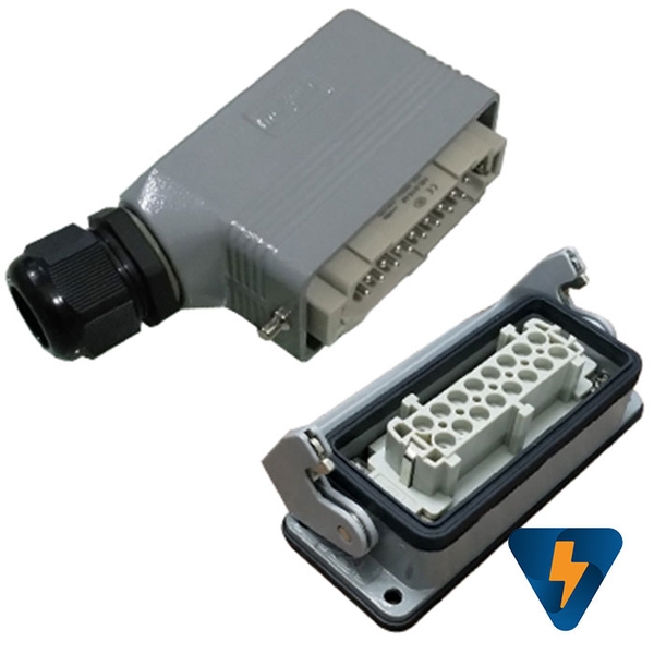 Giắc cắm (jack cắm) 16 chân 16A vuông Maojwei