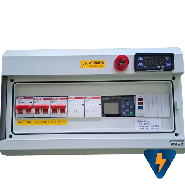 Điều khiển máy lạnh 2 máy lạnh chạy luân phiên