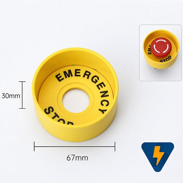 Nắp chắn nút nhấn khẩn cấp ABS F22-18