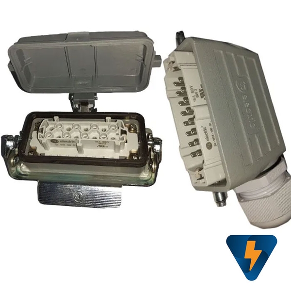 Giắc cắm (jack cắm) 16 chân 16A vuông