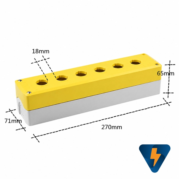 Hộp điều khiển thiết bị 6 lỗ