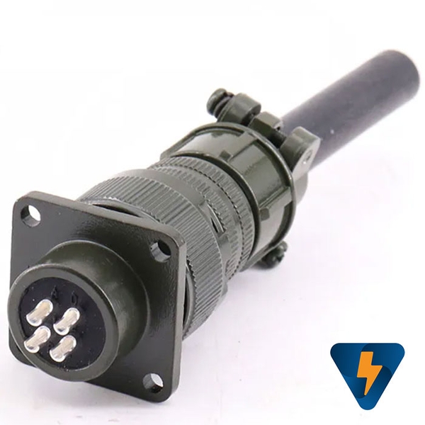 Giắc cắm (phích cắm) 4 chân 13A tròn