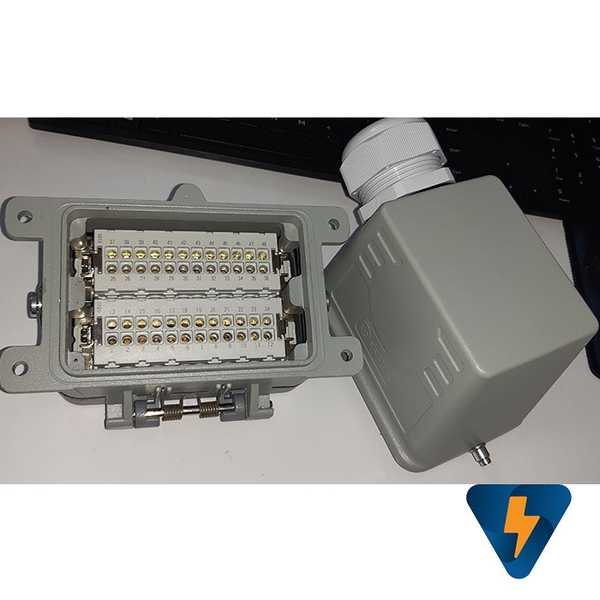 Bộ giắc cắm 48 chân 16A có nắp đậy