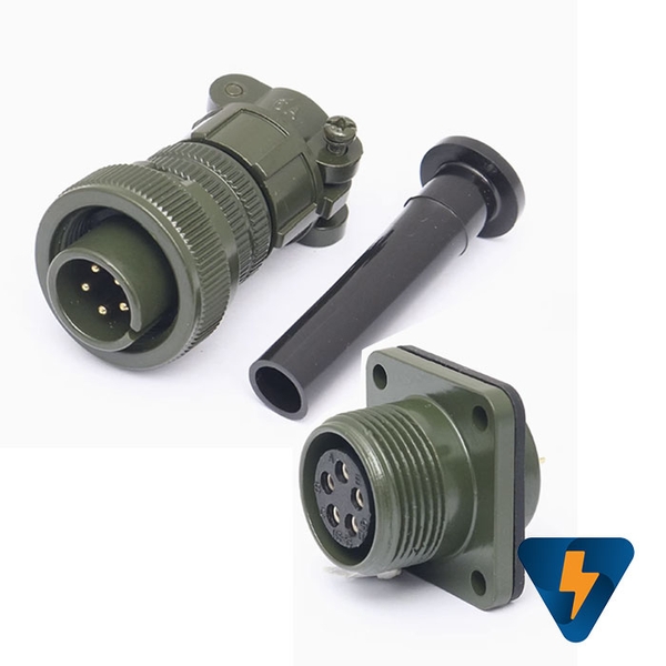 Giắc cắm (phích cắm) 5 chân 13A tròn