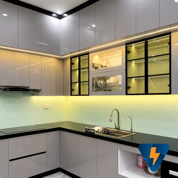 Mẫu tủ bếp nhựa cao cấp phường 15 An Hội Đông Gò Vấp, Hồ Chí Minh