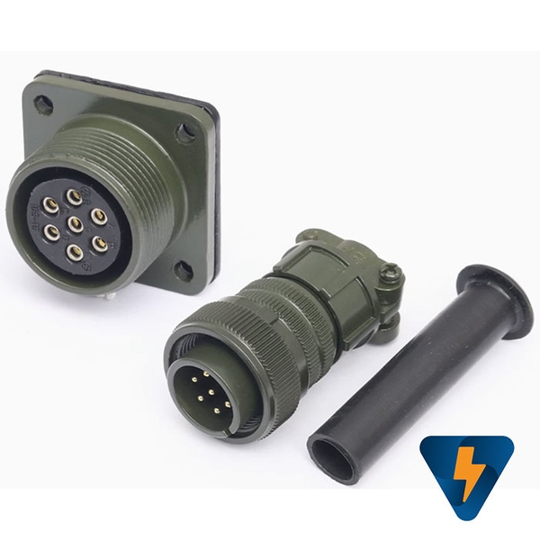 Giắc cắm (phích cắm) 7 chân 13A tròn