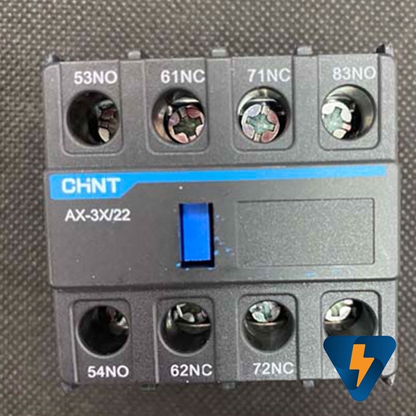Tiếp điểm phụ Chint AX-3X/22 2NO+2NC