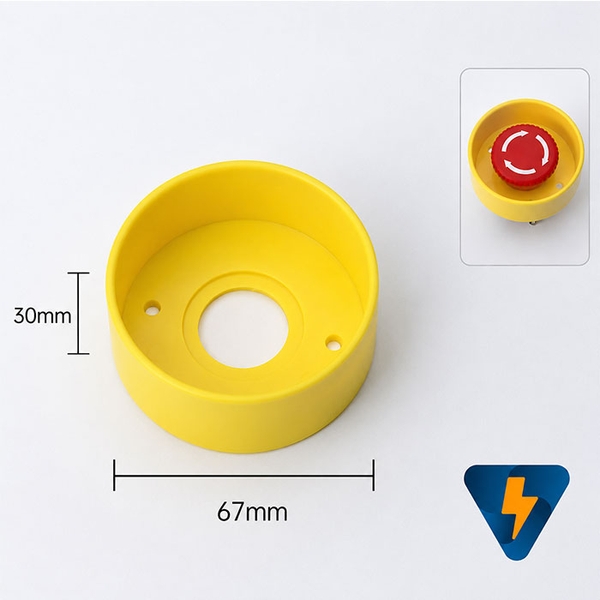 Chụp bảo vệ nút nhấn máy móc ABS F22-18