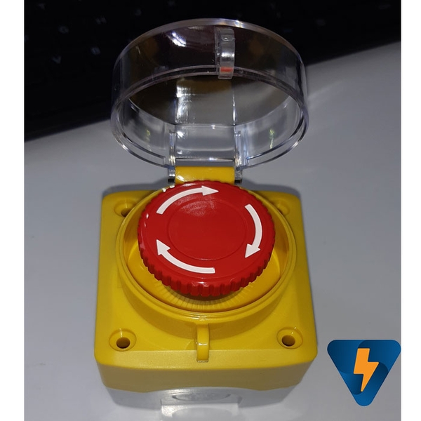 Bộ nút nhấn bấm cắt điện trạm sạc xe điện