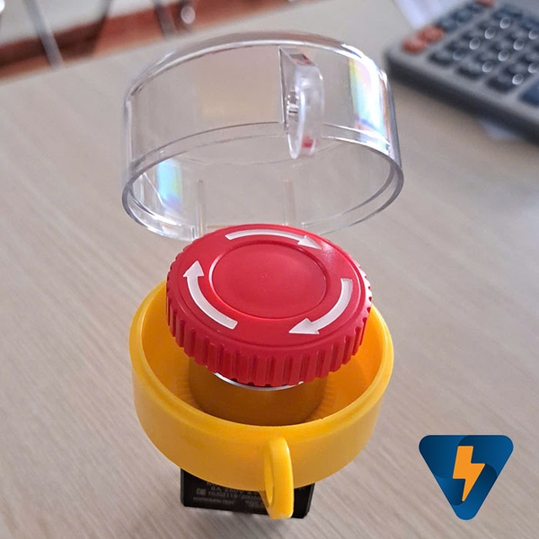 F22-05 Chụp Bảo Vệ Nút Nhấn Dừng Khẩn Cấp 22mm