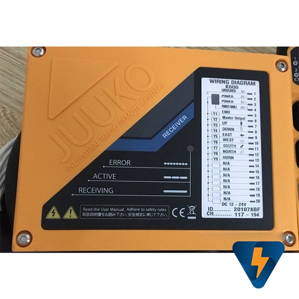 Bộ điều khiển từ xa Juuko-K600 12-24vdc