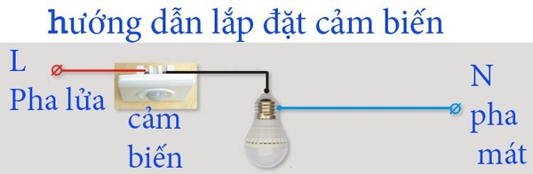 Công tắc bật tắt đèn cầu thang tự động