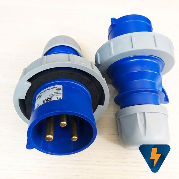 Ổ cắm PCE 3P 32A F1232-6 | Phích cắm PCE 3P 32A F0232-6 công nghiệp IP67