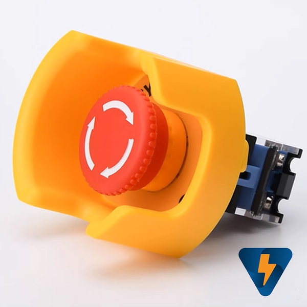 Nắp chụp nhựa bảo vệ nút nhấn, công tắc F22-12 25mm