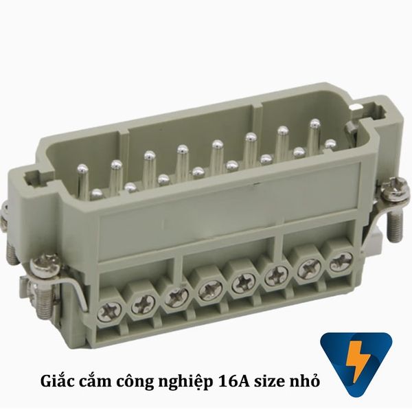 Giắc cắm công nghiệp 16 -32 chân 16A size nhỏ